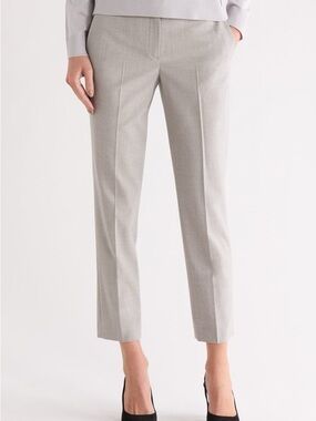 Theory Classic Straight-Leg Women's Pants in Taupe